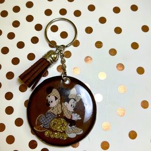 Minnie and Mickey Gucci keychain